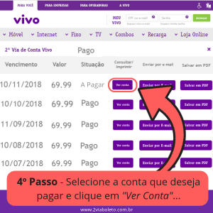 Vivo Via Da Conta Segunda Via Vivo